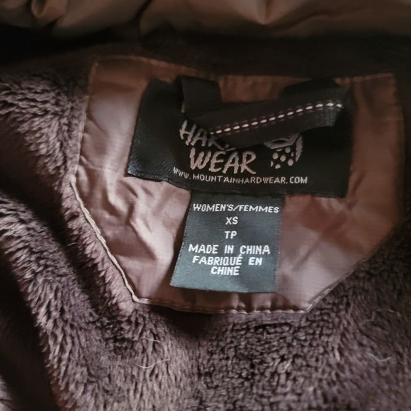 Mountain Hard Wear Brown Long Trench Down Puffer Coat - XS - Picture 3 of 11